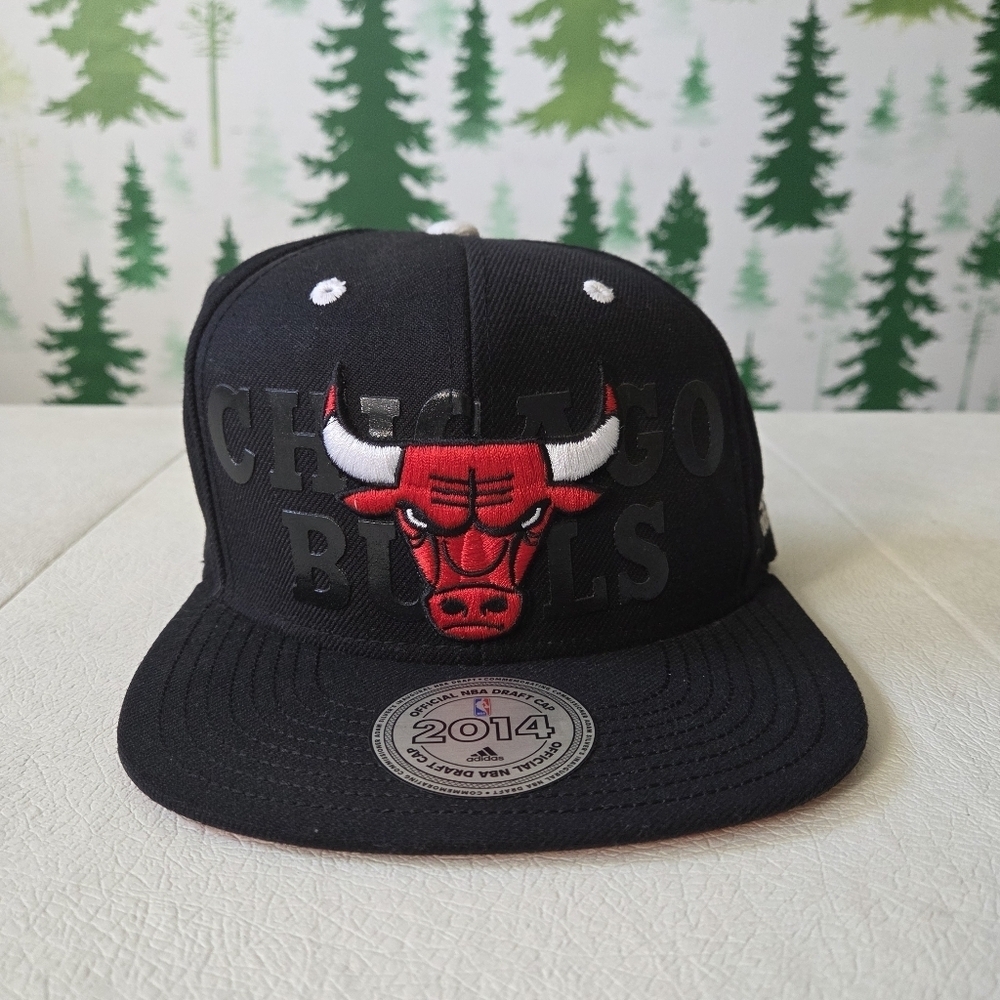 Chicago Bulls Black Snapback Hat